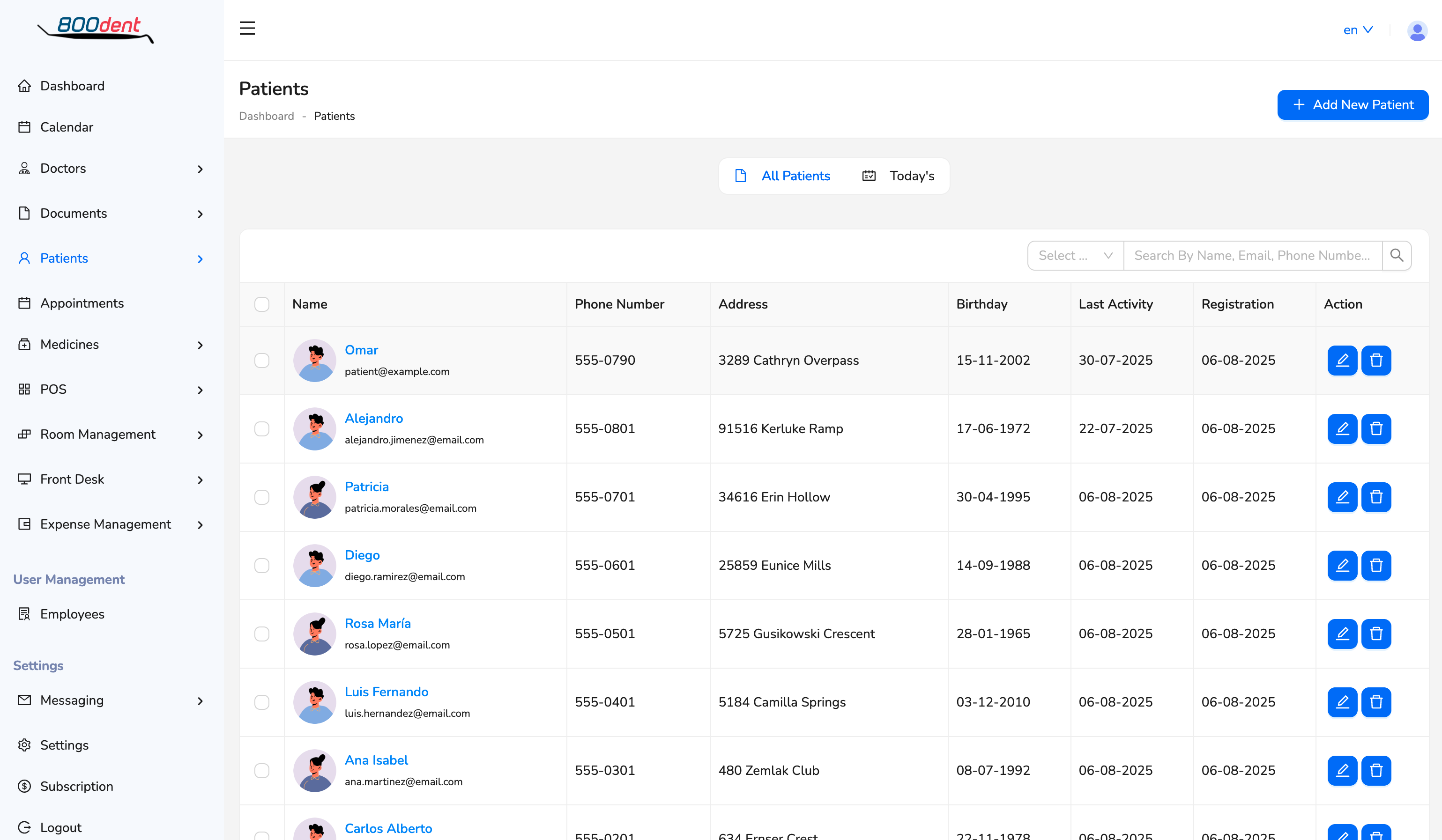 Centralized Patient Database